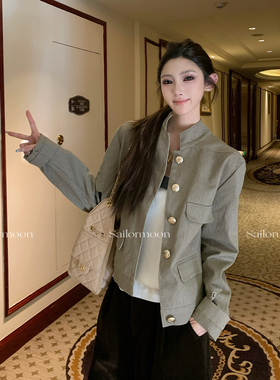 F PROJECT【旷野之境】复古调性小版型 纸片人显瘦工装外套女早秋