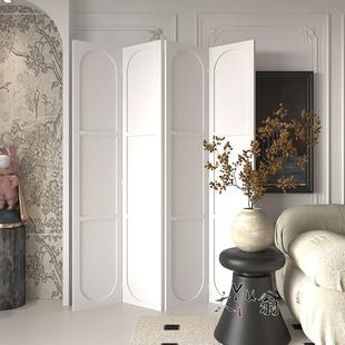 中古法式客厅卧室屏风隔断折叠移动房间床头沙发服装摄影背景