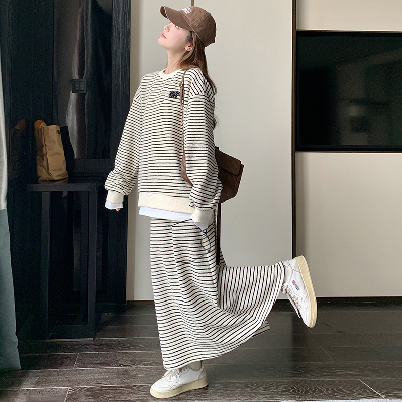 现货!2025秋季条纹卫衣套装女123-6012-P175-K238,女装职业装,浙宝123 现货!2025秋季条纹卫衣套装女123-6012-P175-K238,女装职业装,浙宝123