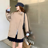 新款！2025秋季卡其色风衣外套123-7731-P165-K228，女装风衣，浙宝123