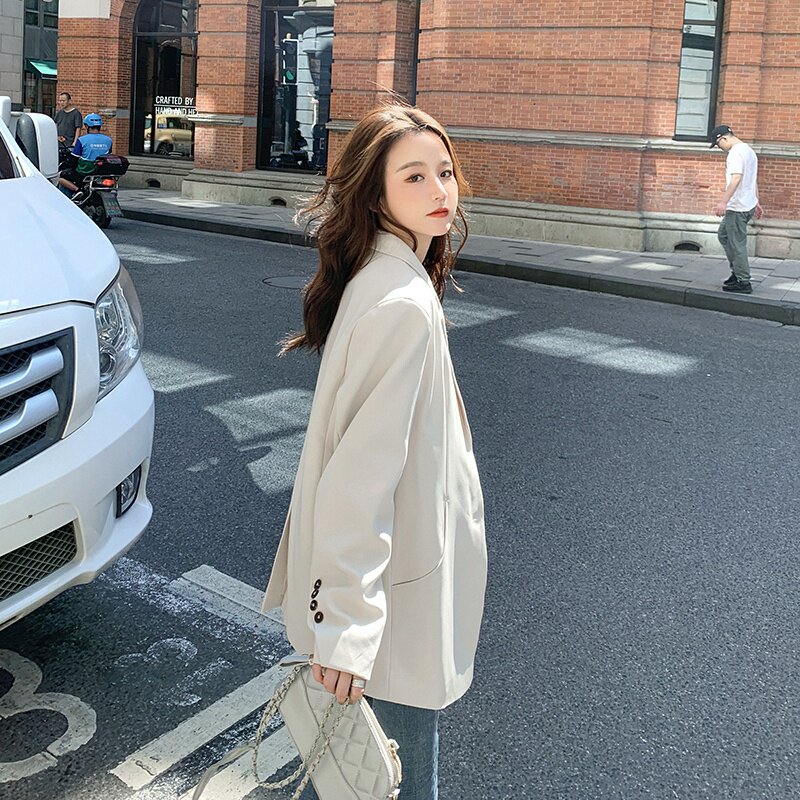 现货以备！2023春秋新款黑白色西装外套123-2356-P110-K168,女装西装,浙宝123