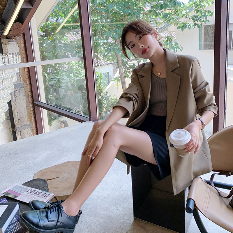 现货！2022秋季新款拼接撞色西装外套女123-8818-P115-K168，女装西装，浙宝123