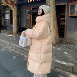 大货已出！2025冬季粉色长款连帽50绒羽绒服123-8692-P285-K418，女装羽绒服，浙宝123
