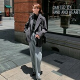 今年流行气质灯芯绒小西装外套女秋季2024新款休闲高级感灰色西服，女装西装，浙宝123