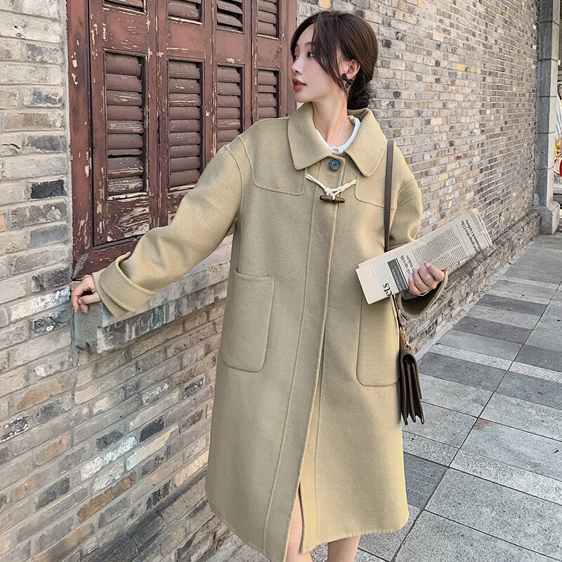 新款有！2022冬季色双面羊绒毛呢外套女123-8866-P255-K388,女装毛呢外套,浙宝123