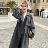 现货!有2023春季收腰灰风衣123-6562-P135-K188，女装风衣，浙宝123