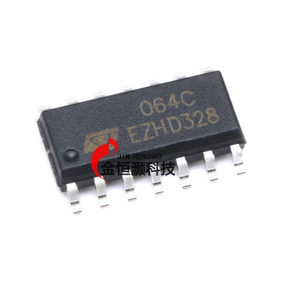 原装正品 贴片 TL064CDT SOIC-14 四JFET输入运算放大器IC芯片