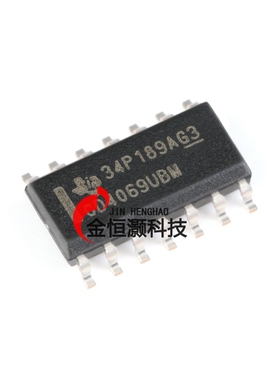 原装正品 CD4069UBM96 SOIC-14 CMOS六个反相器 贴片逻辑芯片