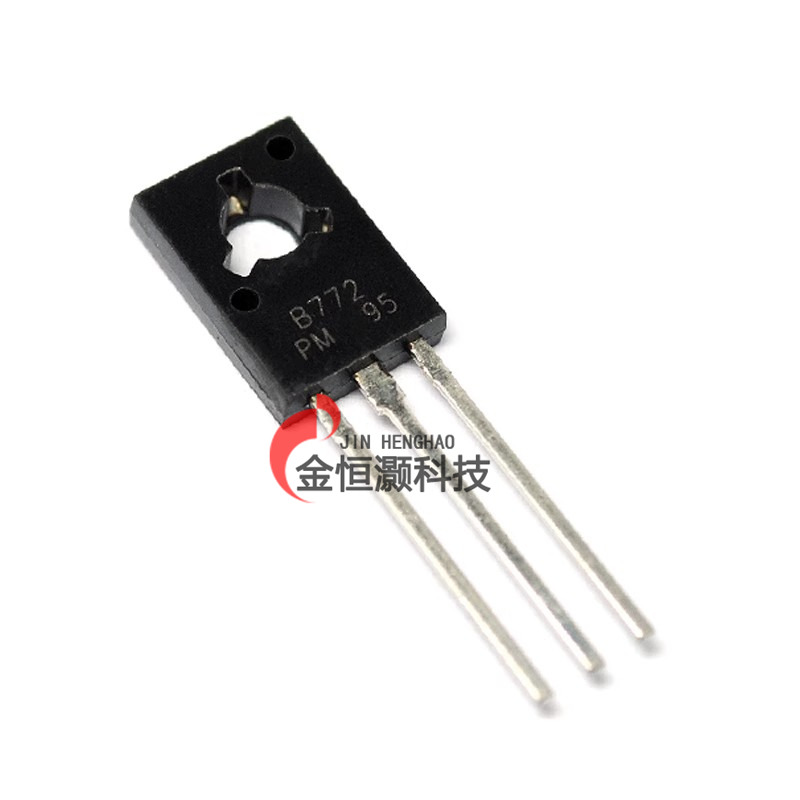 三极管 B772 2SB772 3A/40V PNP 功率管 封装TO-126 10只