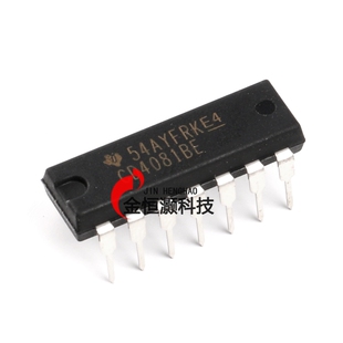 原装正品 直插 CD4081BE DIP-14 逻辑芯片 四2输入端与门