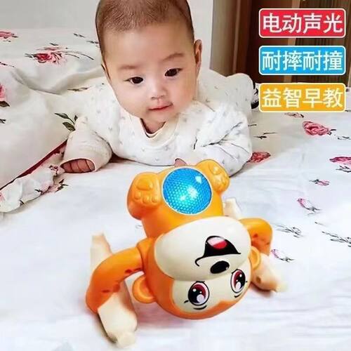 儿童翻滚猴子电动声控发