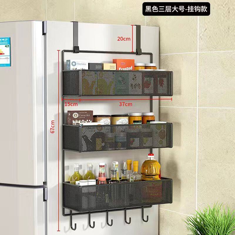 冰箱侧面置物架家用厨房