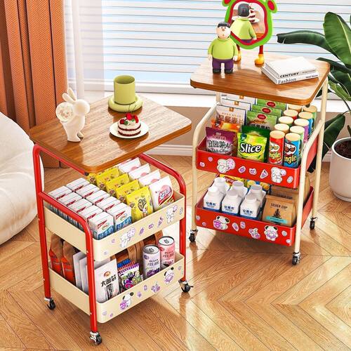 中式床头柜可移动桌子推