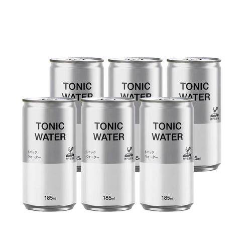 日本神户居留地汤力水tonic water气泡水碳酸饮料调酒185ml*6罐