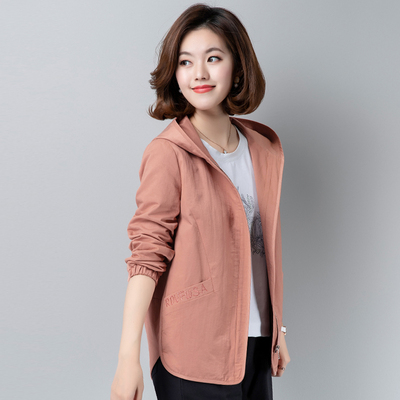 宽松中老年夹克大码薄款短外套