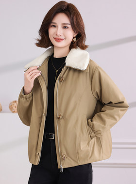 短款羽绒服女冬季2026新款派克服