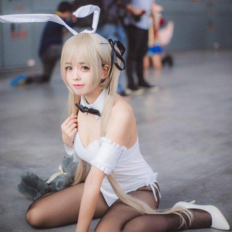 缘之空悠之空春日野穹 穹妹cos服 动漫性感 兔耳cosplay服装全套