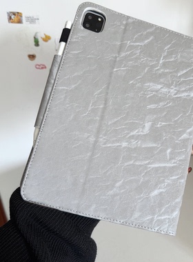 360度旋转亲肤岩石灰TPU2025适用苹果三星A11男女ipad第10代保护套89pro全包平板壳简约纯色S7笔槽防摔mini67