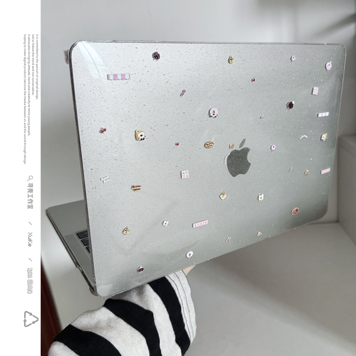ins可爱吐司甜圈kitty2025款适用macbookair保护壳13.6寸m4苹果macbookpro套15笔记本电脑14寸6键盘膜air透明