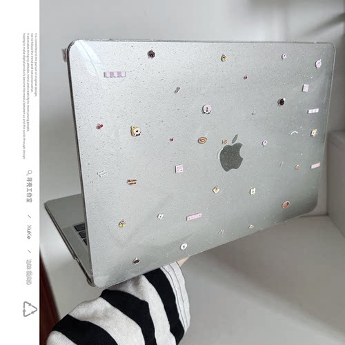 ins可爱吐司甜圈kitty2025款适用macbookair保护壳13.6寸m4苹果macbookpro套15笔记本电脑14寸6键盘膜air透明