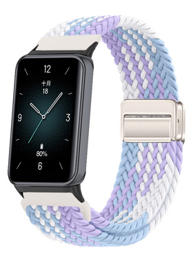 适用Keep手环b5表带编织磁吸扣b4_b4Lite腕带环带替换带男女透气