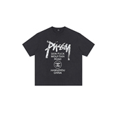 PUSSY MOUTAINROAD TEE SOLARDES DON FUCK 原创宽松破坏短袖