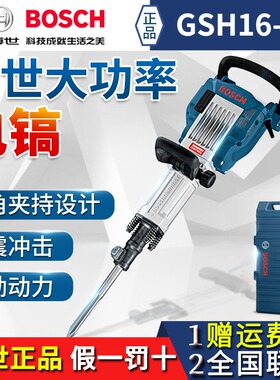 博世Bosch电动工具单电镐GSH16-30/27VC大功率电镐工业级道路拆除