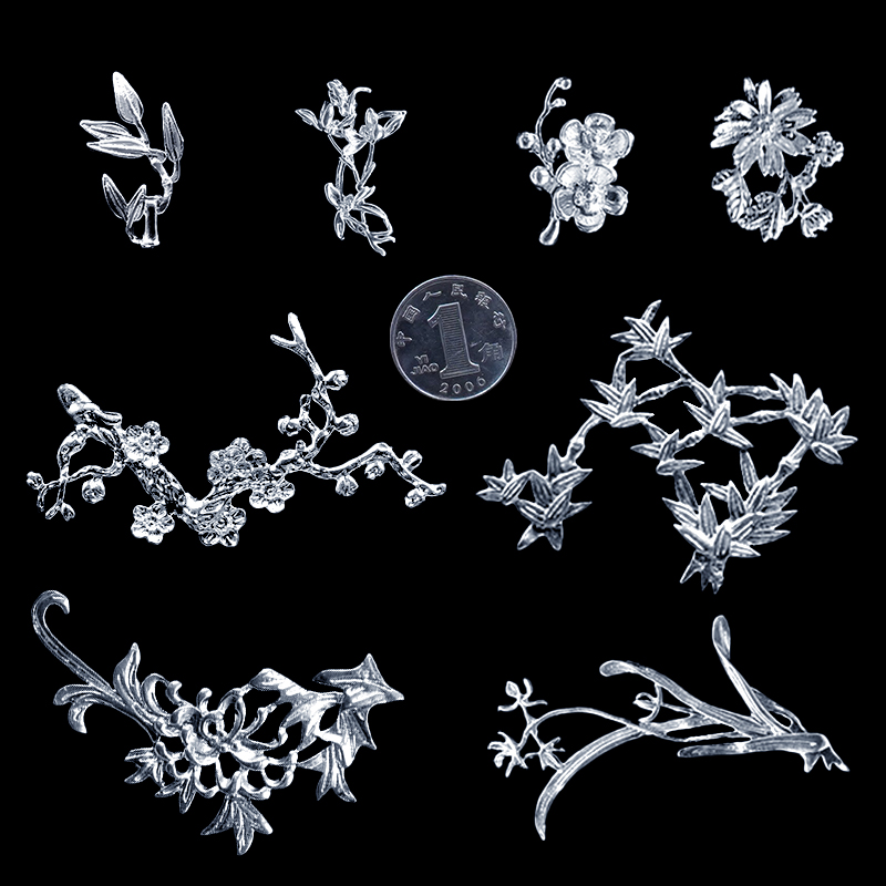 茶杯修复锔瓷999足银黄铜配件