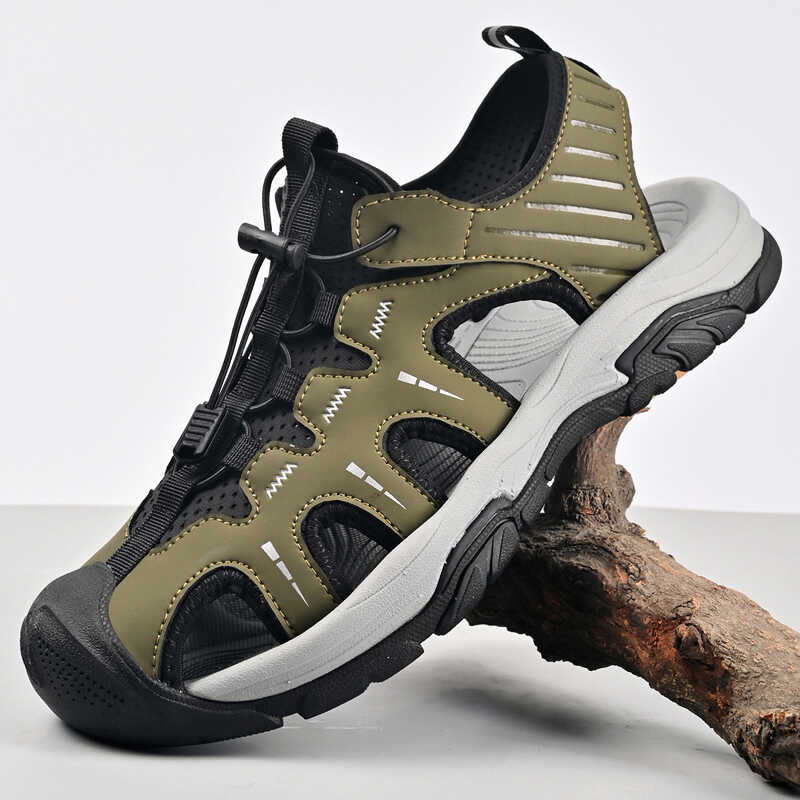 夏季新款包头凉鞋男涉水户外防滑