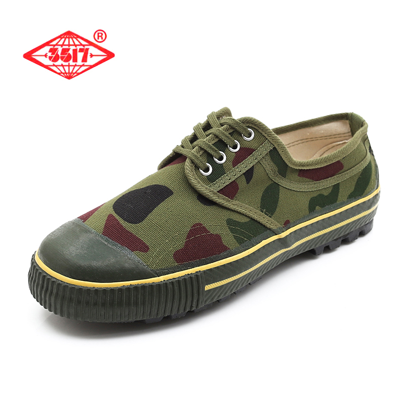 3517黄胶鞋解放鞋橡胶训练鞋