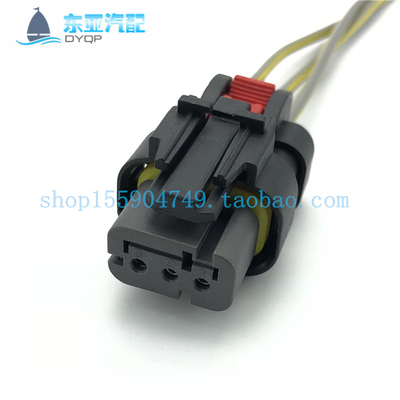 776429-2341卡特349D发动机机油压力296-4617凸轮轴传感器插头3线