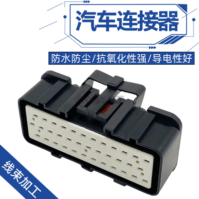 汽车防水连接器车用接插件插头