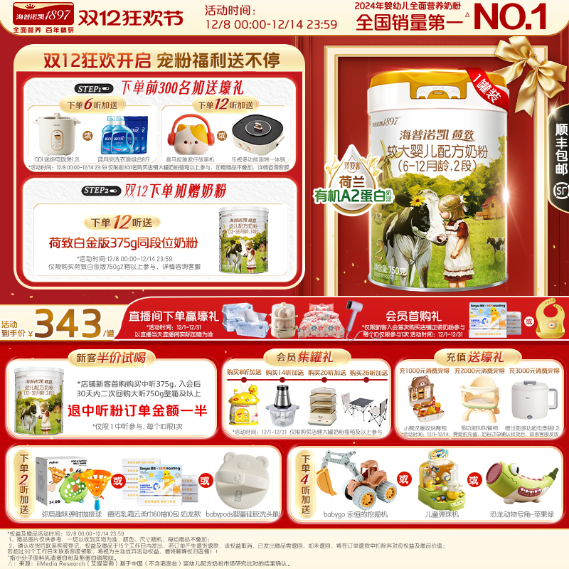 海普诺凯1897荷致白金版2段750g