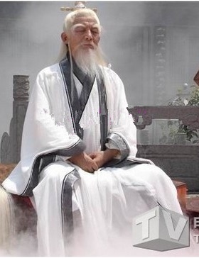 新款白色古装男月老服装汉服太白金星神仙服月老表演服仙翁表演服