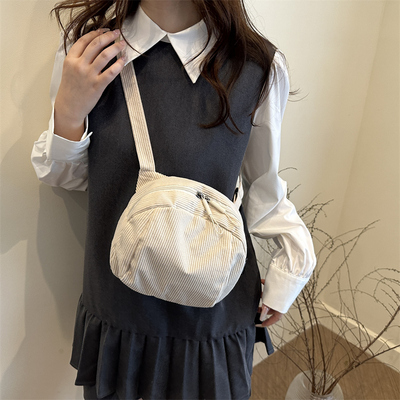 女学生简约日系休闲帆布手机包包