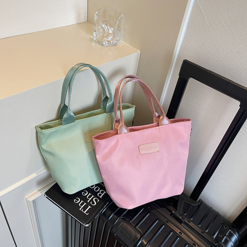 托特拉链便当餐盒简约包女百搭