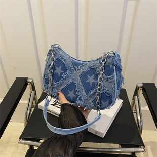 乞丐毛毛腋下包包女新款2025小众爆款高级感时尚单肩饺子包链条包