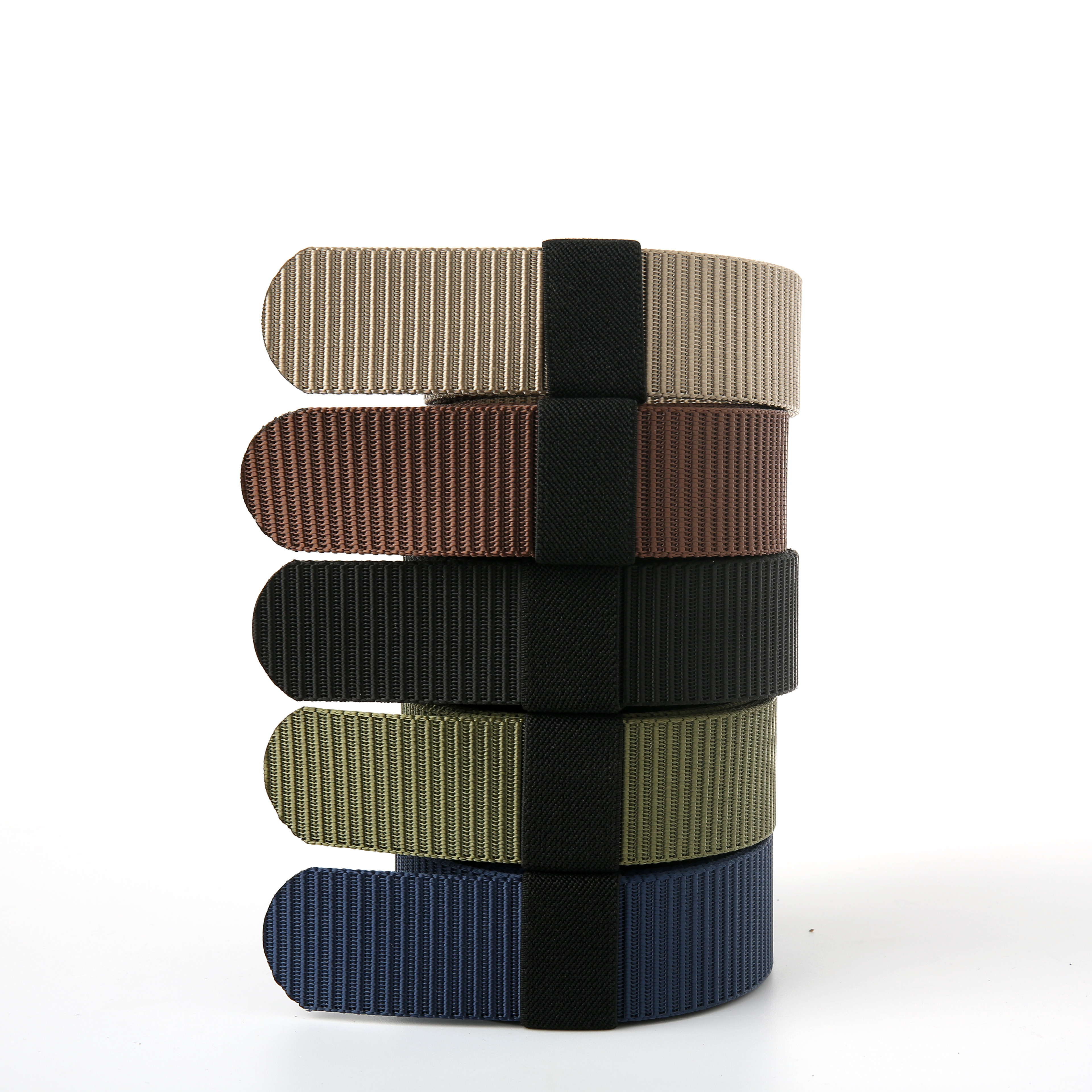 无头帆布皮带条压扣腰带身单独皮带条加长裤带条男