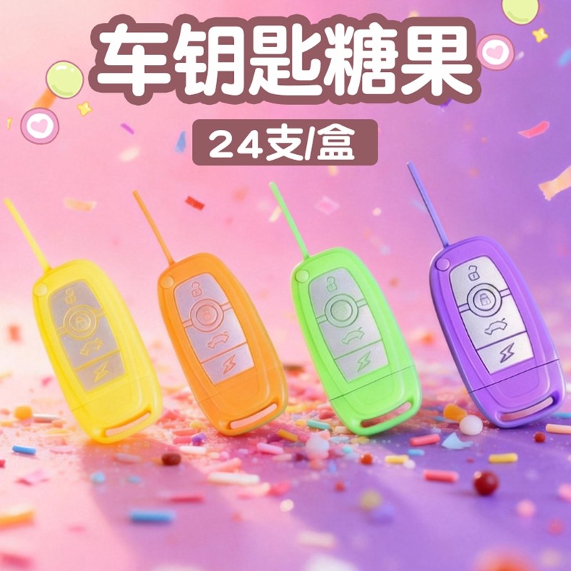 汽车钥匙糖创意棒棒糖小孩零食糖果批发分享网红玩具糖六一儿童节,零食/坚果/特产,传统糖果,淘宝优惠券,粉丝福利购,淘宝优惠卷