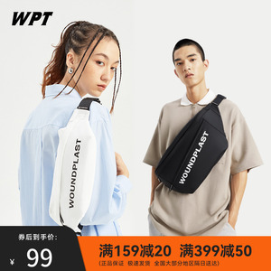 WPT斜挎包男单肩运动骑行包腰包休闲百搭潮牌通勤饺子包新款胸包