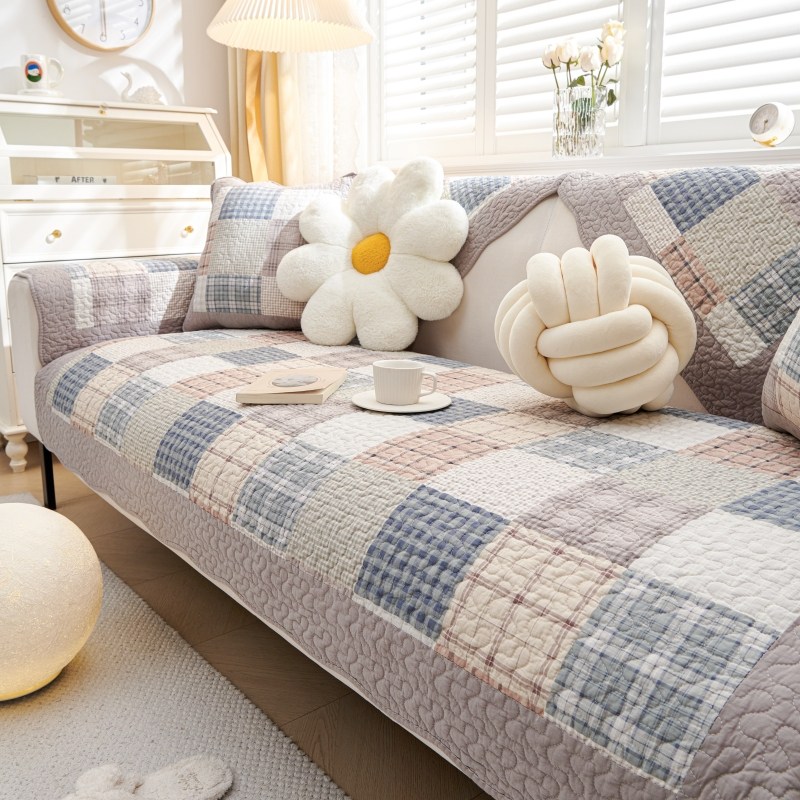 新年沙发垫轻奢高级感现代简约纯棉四季通用新款全棉布艺田园坐垫,居家布艺,沙发垫,淘宝优惠券,粉丝福利购,淘宝优惠卷