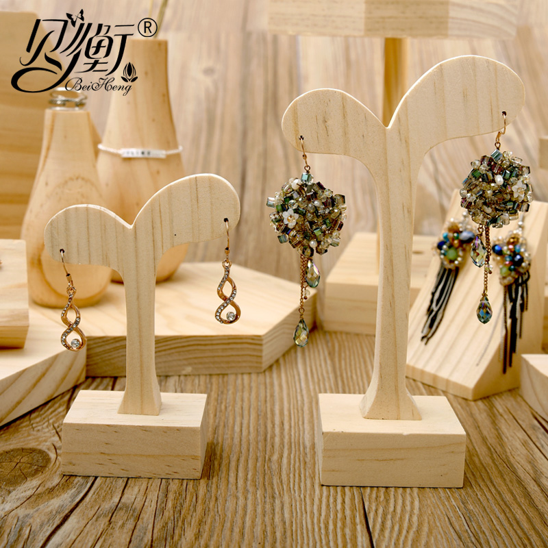 创意豆芽耳环架耳线展示架几何首饰架