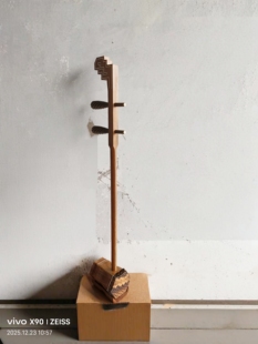 绿檀回纹头二胡仿生皮二胡扁杆清抛光打蜡不上漆专业二胡全套配件