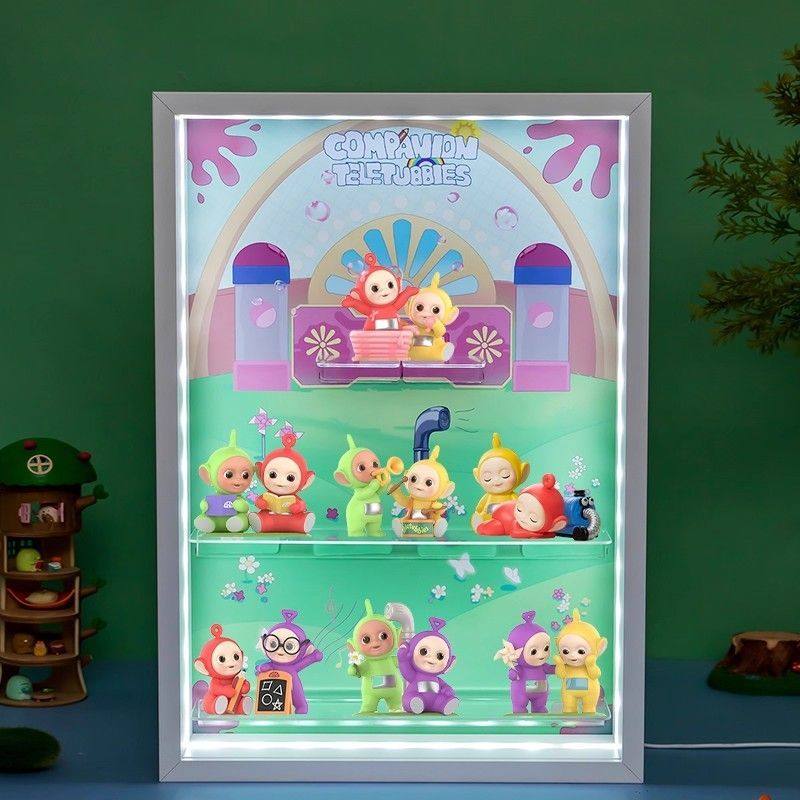 POPMART泡泡玛特天线宝宝系列陪伴手办盲盒展示场景盒摆件礼物