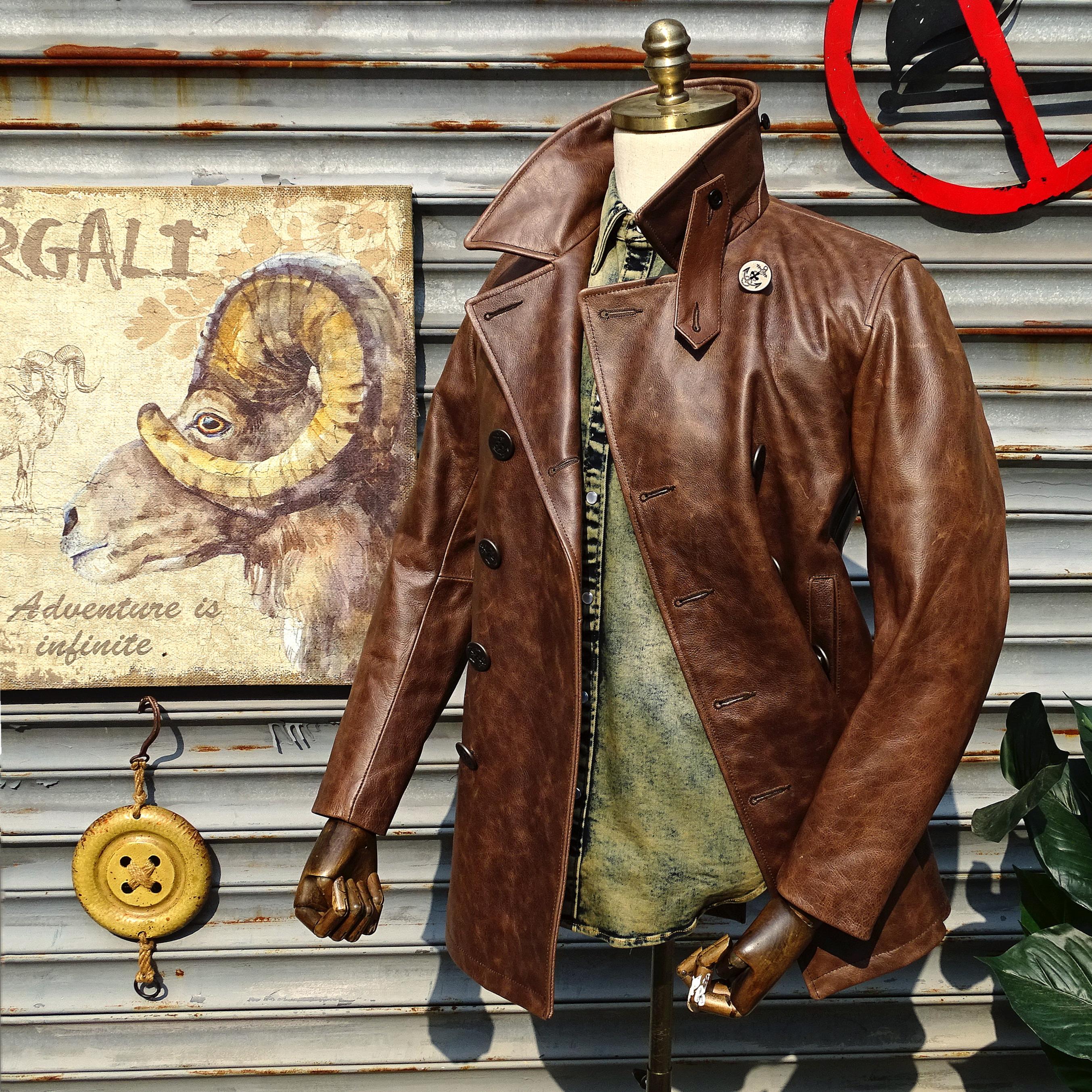 海军740蜡染复古中长款