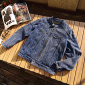 复古反绒牛皮真皮衣男女通穿 美式 年底福利秒杀 酵素洗白哈灵顿