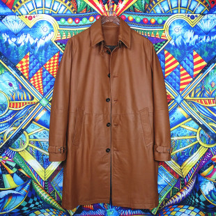 卡姆登风衣camden trench coat（轻薄垂坠山羊绒面皮）男皮衣