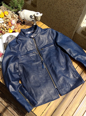 3折限前40位【indigo靛蓝染无涂小幼马皮】J100