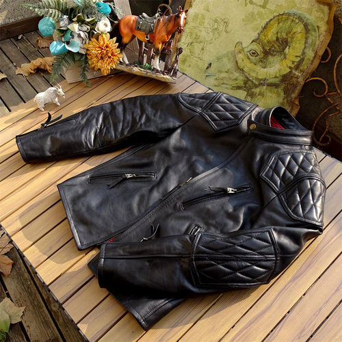 春季J100升级牛皮美式休闲修身型