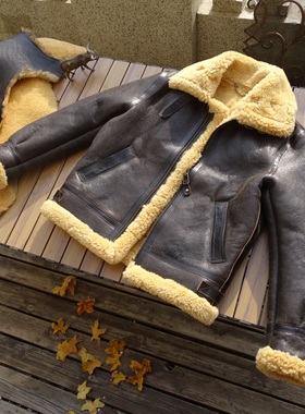 加厚原生态羊皮毛一体韩版B3J188